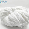 Chunky Chenille Yarn 5.8NM 100%Polyester Pop Yarn Raw White Supplier